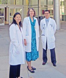 From l, Dr. Lisa Kao, Dr. Ileana Shaw, and Dr. Tri Dao. 