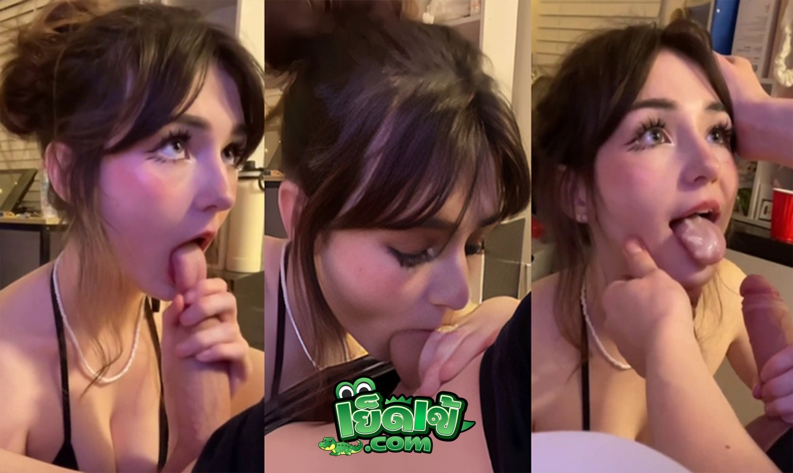 คลิปโป๊ฝรั่ง Llampinq วัยรุ่นฝรั่ง สวยระดับนางฟ้า ใส่ชุดยั่วๆ โม๊คควยให้แทบแตก จับดูดรัวๆ ทำหน้าอ้อนควย อมให้จนแตกคาปาก